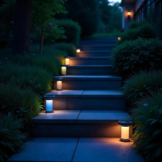 How to Create a Stunning Nighttime Look with Solar Powered Outdoor Step Lighting