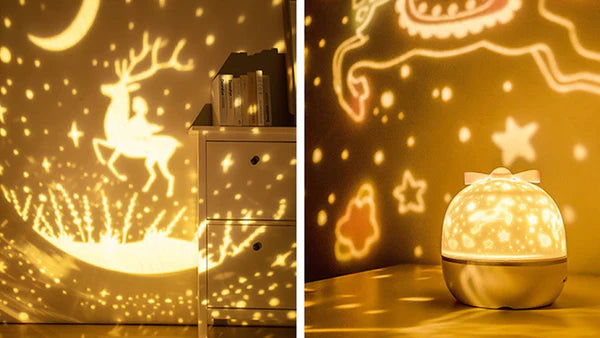 Deer LED Light Projector Night Lamp