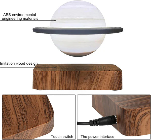 Levitating Saturn Lamp