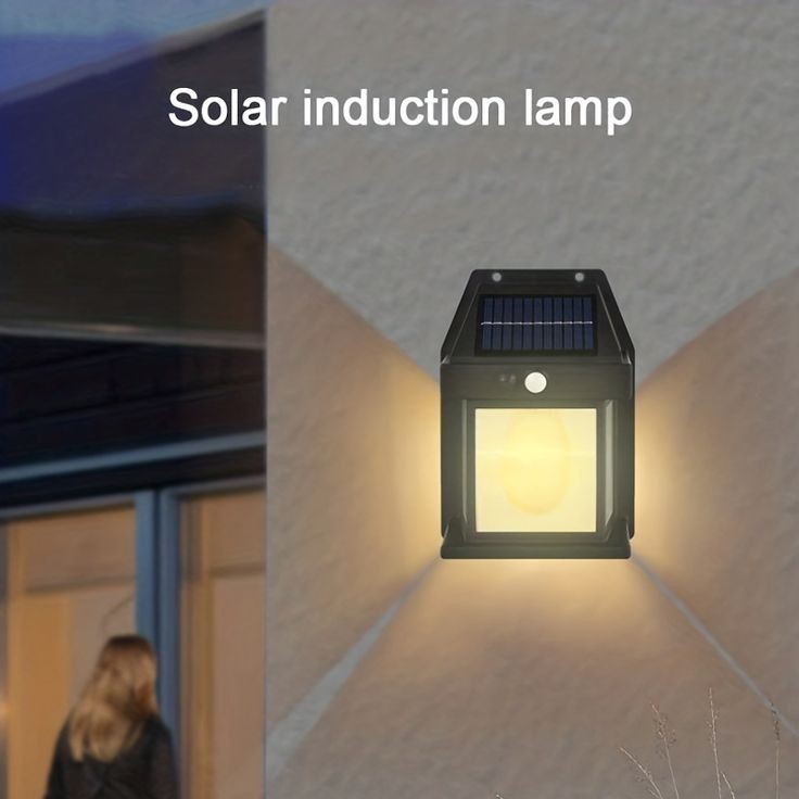 Solar Wall Lights , Outdoor Motion Sensor , Auto Chargeable Exterior LED (BUY 1 GET 1 FREE)