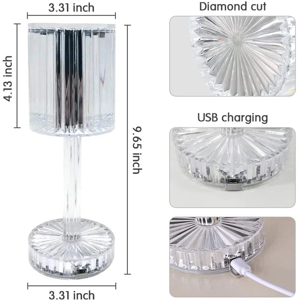 RGB Portable Diamond Table Lamp