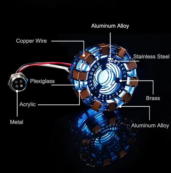 Iron Man Arc Reactor MK1 with LED Light – Touch Sensitive