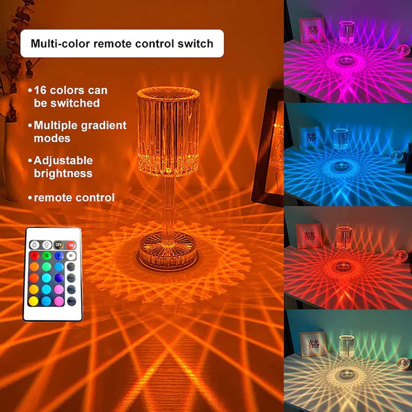 RGB Portable Diamond Table Lamp