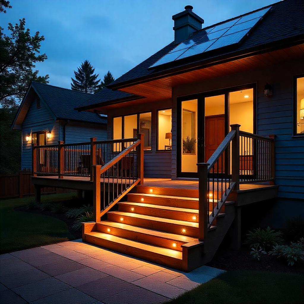 Go Green with Outdoor Solar Light Panels for Stunning Deck Illumination