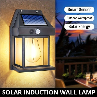 Solar Wall Lights , Outdoor Motion Sensor , Auto Chargeable Exterior LED (BUY 1 GET 1 FREE)