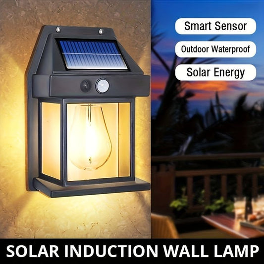 Solar Wall Lights , Outdoor Motion Sensor , Auto Chargeable Exterior LED (BUY 1 GET 1 FREE)