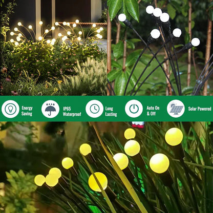 Solar Garden Lights, 16 LED Firefly Lights