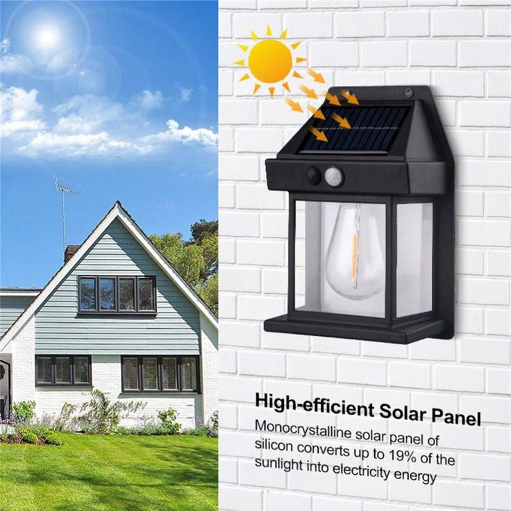 Solar Wall Lights , Outdoor Motion Sensor , Auto Chargeable Exterior LED (BUY 1 GET 1 FREE)