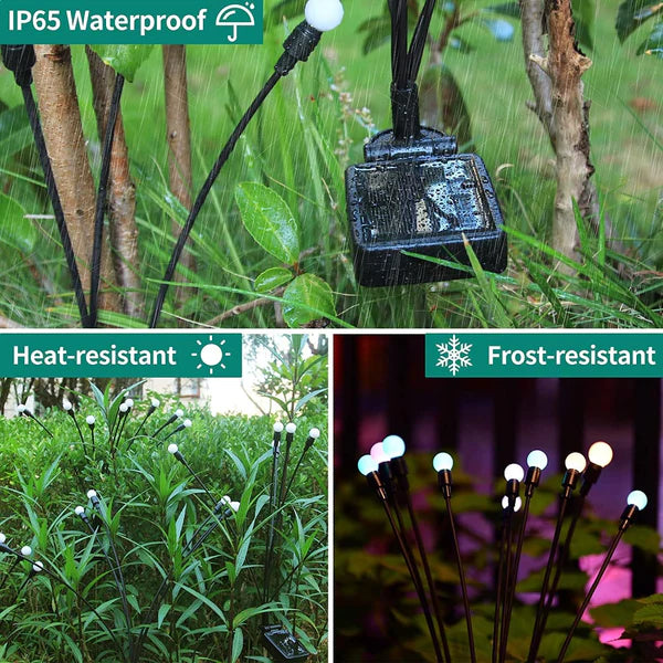 Solar Garden Lights, 16 LED Firefly Lights