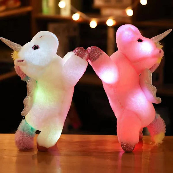Magical Unicorn LED Light Plush Toy Pillow (Pink)