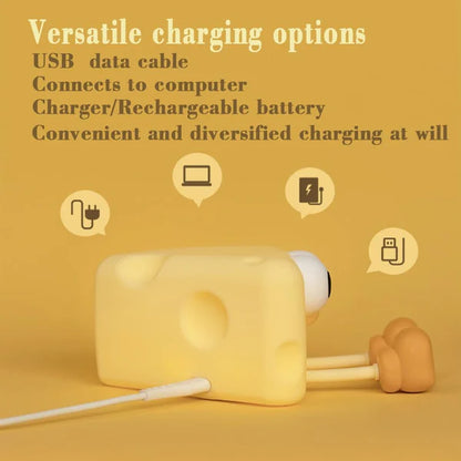 Cheese Silicone LED Lamp
