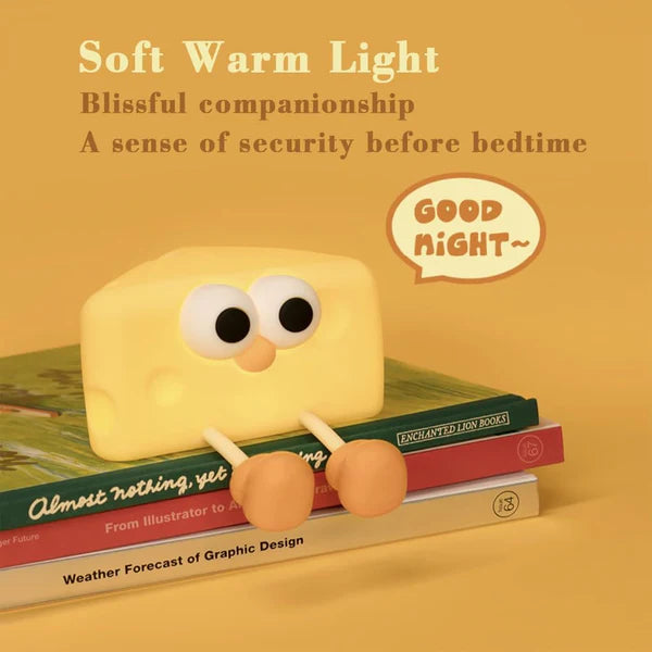 Cheese Silicone LED Lamp