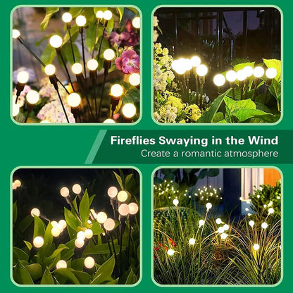 Solar Garden Lights, 16 LED Firefly Lights