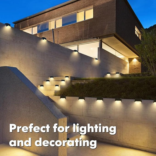 Solar Deck Lights Outdoor (PACK OF 8) | Delivery in 3-5 Days