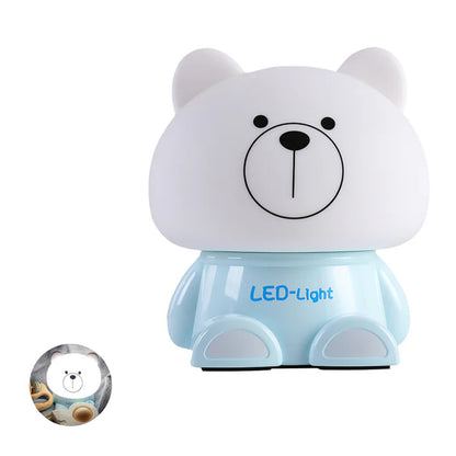 Silicone Teddy Bear LED Night Lamp