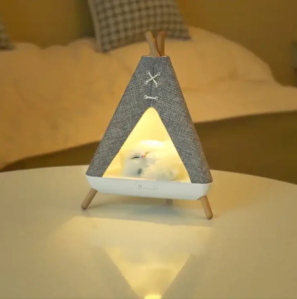 Tent Shape Lamp with Bluetooth Speaker