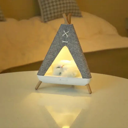 Tent Shape Lamp with Bluetooth Speaker