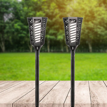 Solar Hexagon Torch Light Flame (Warm White)
