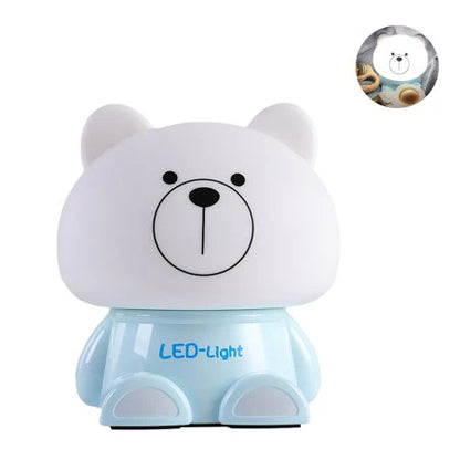 Silicone Teddy Bear LED Night Lamp