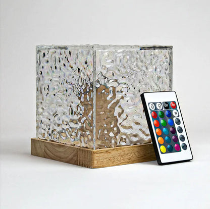 Crystal Ripple Night Light with Remote