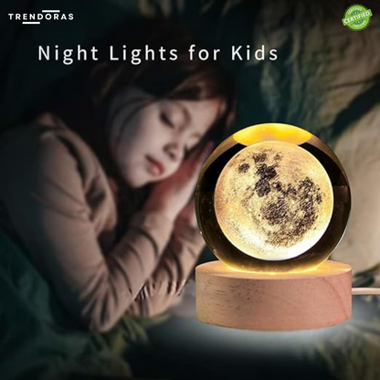 Moon Crystal Night Light