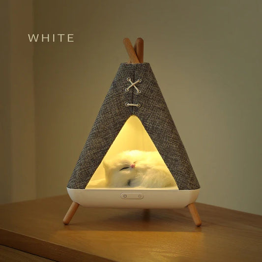 Tent Shape Lamp with Bluetooth Speaker
